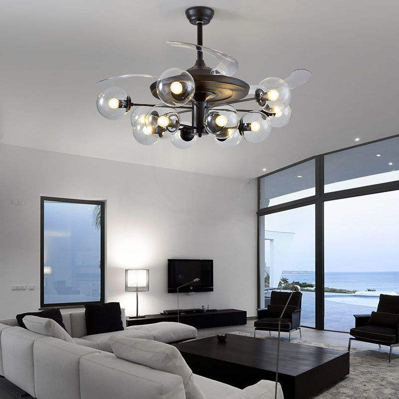 CHINA Factory Direct Modern Ceiling Fan With Light And Remote Control