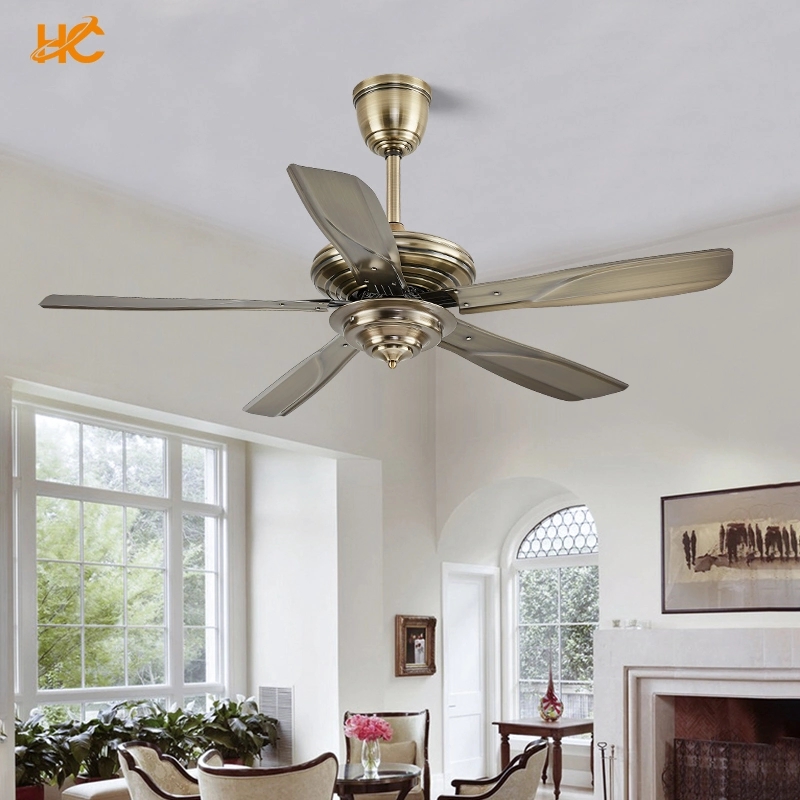 Iron Blades High Speed Remote Control DC Motor Ceiling Fan with Light