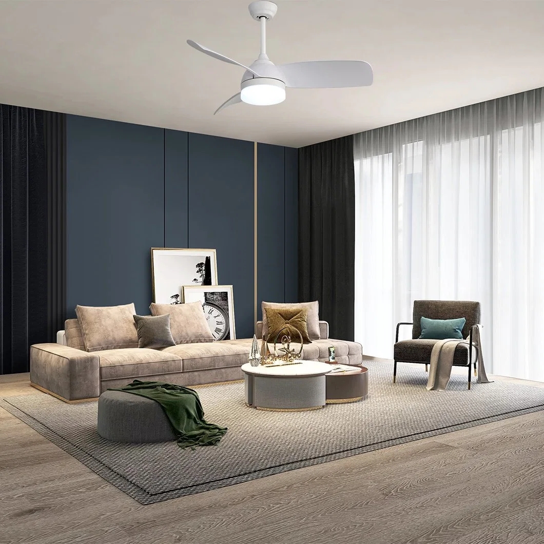 Small Size LED Indoor America Style Copper DC Motor Ceiling Fan